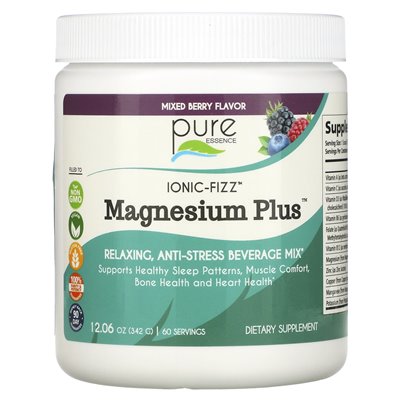 Pure Essence, Ionic-Fizz, Magnesium Plus, gemischte Beeren, 12,06 oz (342 g)