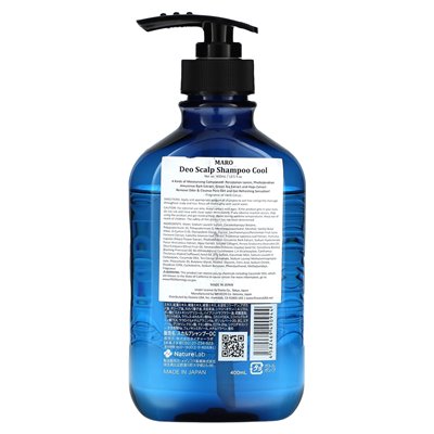 Maro, szampon Deo skóry głowy, Cool, 13,5 Fl Oz (400 ml) Maro, szampon Deo skóry głowy, Cool, 13,5 Fl Oz (400 ml)