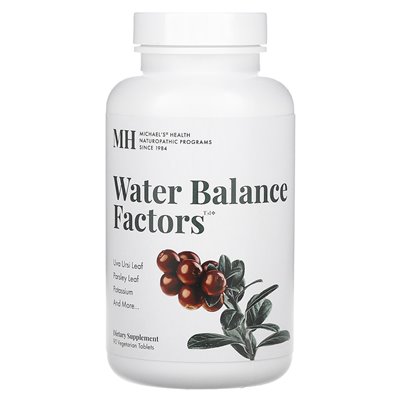 Natropaetic, Michael's Water Balance Factors, 90 Vegetarian Tablets