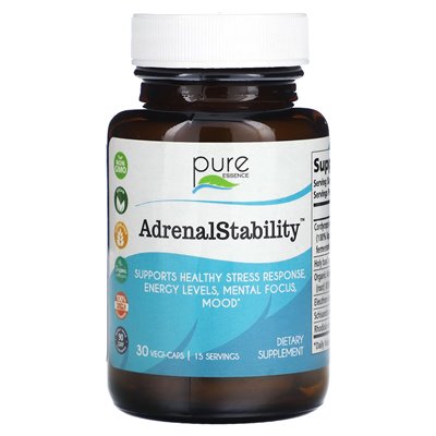 Pure Essence, Adrenal Stability, 30 vegetarische Kapseln