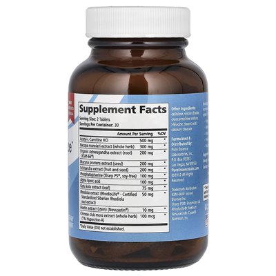 Pure essence, braininess, 60 tablets