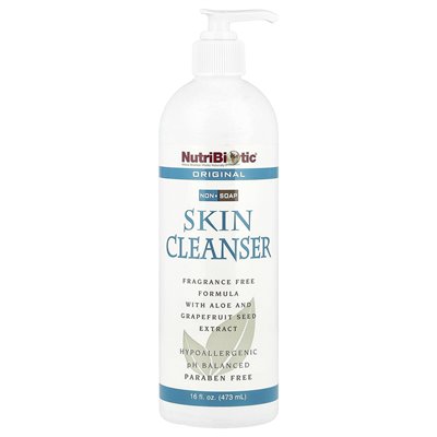 Nutribiotic, Skin Cleanser, Non-Soap, Original, Fragrance Free, 16 fl oz (473 ml)