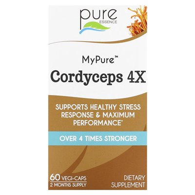 Pure Essence, MyPure, Cordyceps 4x, 60 Vegi-Kapseln