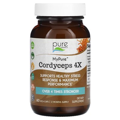 Pure Essence, MyPure, Cordyceps 4x, 60 Vegi-Kapseln