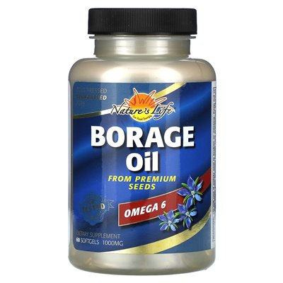 Life of nature, back oil, 1000 mg, 60 soft