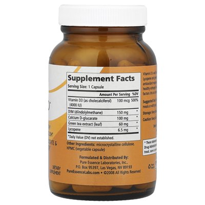 Pure Essence, DIM-D ™, 90 Vegi-Caps Pure Essence, DIM-D ™, 90 Vegi-Caps