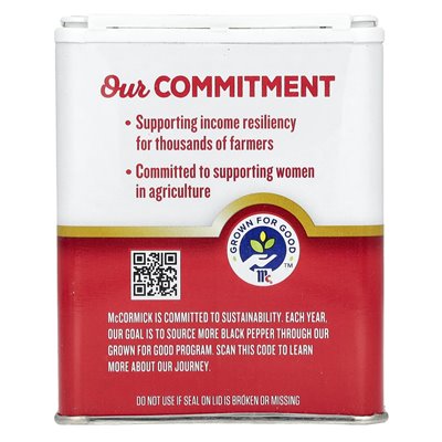 McCormick, czysta mielona czarna pieprz, 3 uncje (85 g)