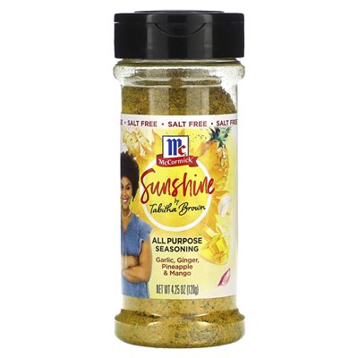 McCormick Allzweckgewürz, Sunshine von Tabitha Brown, salzfrei, 4,25 oz (120 g)