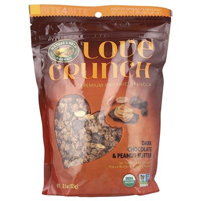 Nature's Path, Love Crunch®, premium organic granola, dark chocolate and peanut butter, 11.5 oz (325 g)