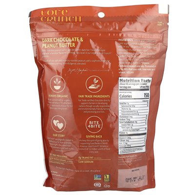 Nature's Path, Love Crunch®, premium organic granola, dark chocolate and peanut butter, 11.5 oz (325 g)