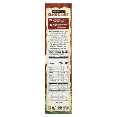 Nature's Path, EnviroKidz, Bio-Schokolade Choco Chimps, 10 oz (284 g)
