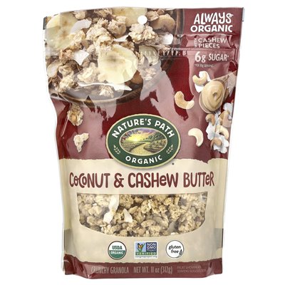 Nature's Path, Crunchy Granola, Coconut &amp Nerciw Mash, 11 uncji (312 g)