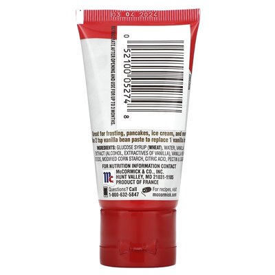 McCormick, waniliowa pasta fasolowa, 1,98 uncji (56 g)