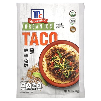McCormick Organic Taco Seasoning Blend 1 oz (28 g)