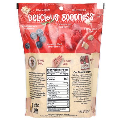 Nature's Path, Organic Crunchy Grunto, Summer Berries, 11 uncji (312 g)