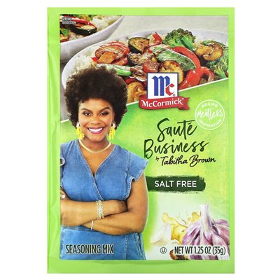 McCormick, Saute Business autorstwa Tabitha Brown, solna bez soli, 1,25 uncji (35 g)