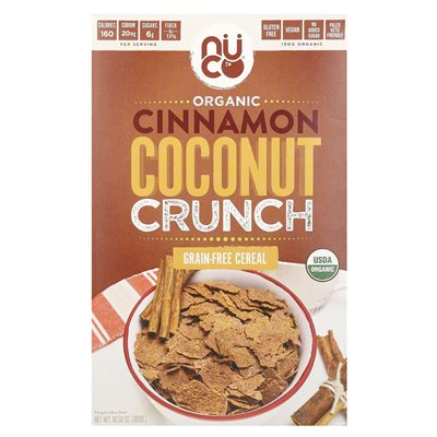 Nuco, Bio, getreidefreies Müsli, Zimt-Kokos-Crunch, 10,58 oz (300 g)