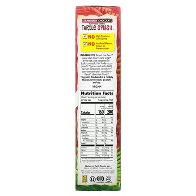 Nature's Path, Organic Turtle Splash Cereal, Strawberry Chocolate, 10 uncji (284 g)
