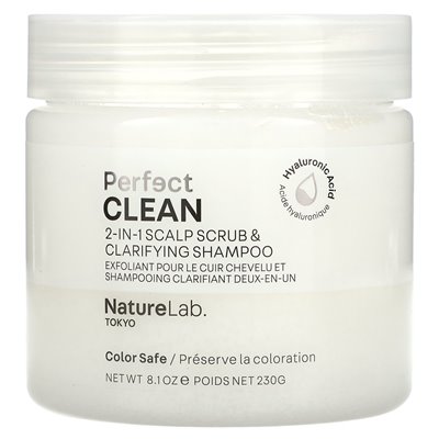 NatureLab Tokyo, Perfect Clean, 2-in-1 Scalp Scrub & Clarifying Shampoo, 8.1 oz (230 g) NatureLab Tokyo, Perfect Clean, 2-in-1 Scalp Scrub & Clarifying Shampoo, 8.1 oz (230 g)