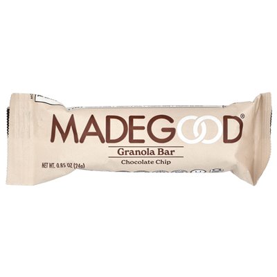 MadeGood, granola bar, chocolate chip, 6 bars, 0.85 oz (24 g)