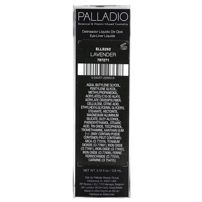 Palladio, płynny eyeliner, lawenda ELLS262, 0,13 Fl Oz (3,8 ml) Palladio, płynny eyeliner, lawenda ELLS262, 0,13 Fl Oz (3,8 ml)