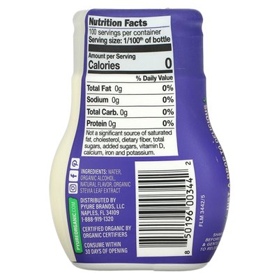 Pyure, Bio-Süßstoff, Vanille, 1,8 fl oz (53 ml)