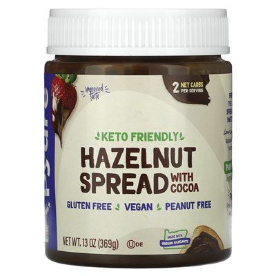 Pyure, orzechy laskowe rozprzestrzeniane z kakao, non-GMO, keto, bezglutenowe, 13 uncji (369 g)