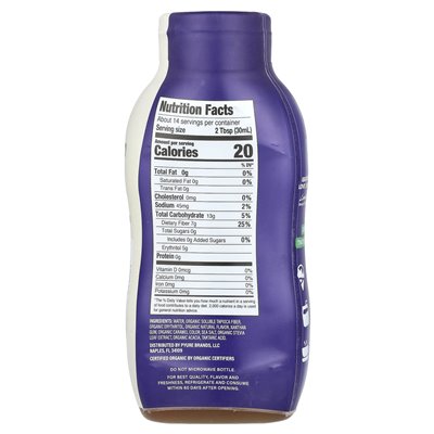 Pyure, organiczny syrop o smaku karmelowym, bez cukru, 14 fl oz (414 ml)