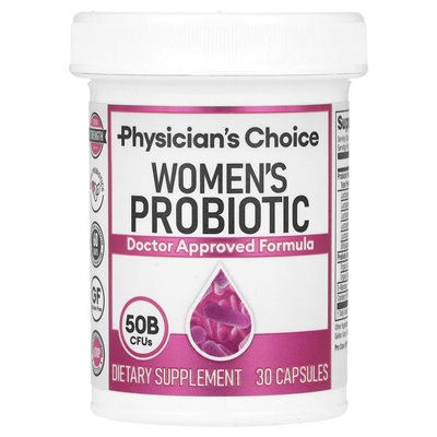 Doctor's Choice, Probiotikum für Frauen, 50 Milliarden KBE, 30 vegetarische Kapseln mit verzögerter Wirkung