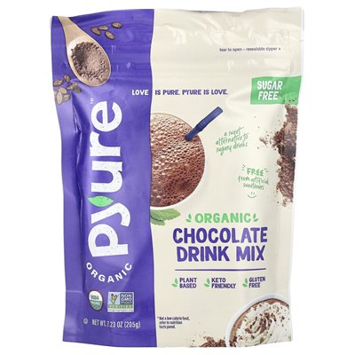 Pyure, Organic Chocolate Drink Mix, 7.23 oz (205 g)
