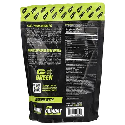MusclePharm, EAA Recovery + BCAA, kwaśne cukierki, 12,5 uncji (355 g)