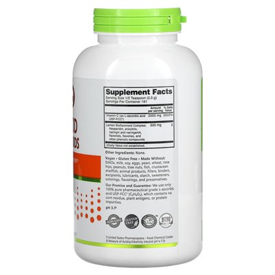 Nutribiotyk, odporność, kwas askorbinowy z bioflawonoidami, krystaliczny proszek, 16 uncji (454 g)
