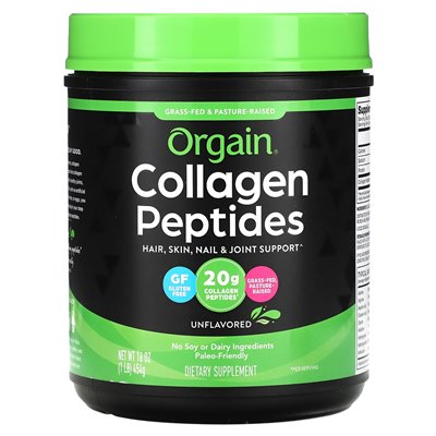 Orgain, Kollagenpeptide, kompromisslos, 1 lb (454 g)