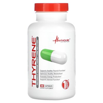 Metabolic Nutrition, Tyren, Schlankheitslösung bei Stoffwechselschäden, 30 Kapseln Metabolic Nutrition, Tyren, Schlankheitslösung bei Stoffwechselschäden, 30 Kapseln
