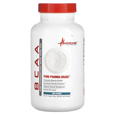 Metabolic Nutrition, BCAA, unschlagbar, 3,52 oz (100 g) Metabolic Nutrition, BCAA, unschlagbar, 3,52 oz (100 g)