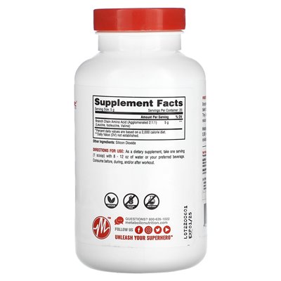 Metabolic Nutrition, BCAA, unschlagbar, 3,52 oz (100 g) Metabolic Nutrition, BCAA, unschlagbar, 3,52 oz (100 g)