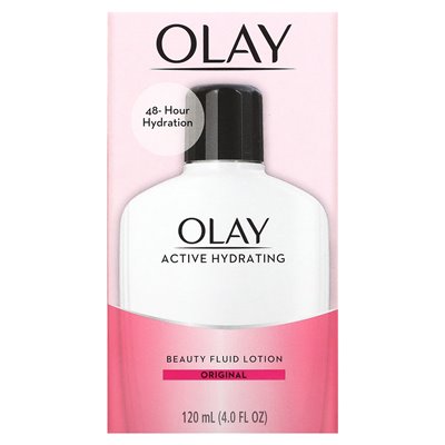 Olay, Active Hydration, Beauty Fluid Bals, Original, 4 Fl Oz (120 ml)