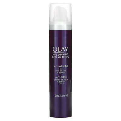 Olay, Age Defying, Anti-Falten, 2-in-1-Tagescreme + Serum, 50 ml (1,7 fl. oz.)