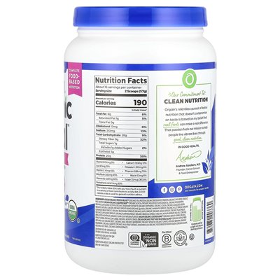 Orgain, Organiczny Posiłek, Wszystko w Jednym Proszku Odżywczym, Kremowy Czekoladowy Deser, 2.01 lbs (912 g) Orgain, Organiczny Posiłek, Wszystko w Jednym Proszku Odżywczym, Kremowy Czekoladowy Deser, 2.01 lbs (912 g)