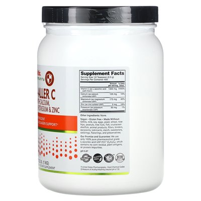 NutriBiotic, Immunity, Hypo-Aller C, Vitamin C with Calcium, Magnesium, Potassium & Zinc, 2.2 lb (1 kg) NutriBiotic, Immunity, Hypo-Aller C, Vitamin C with Calcium, Magnesium, Potassium & Zinc, 2.2 lb (1 kg)
