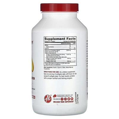 Metabolic Nutrition, Omega 369, 3600 mg, 180 Softgels (1200 mg pro Softgel) Metabolic Nutrition, Omega 369, 3600 mg, 180 Softgels (1200 mg pro Softgel)