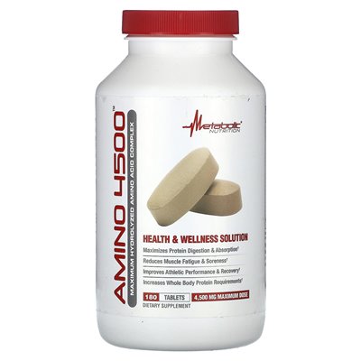 Metabolic Nutrition, Amino 4500, 180 tabletek Metabolic Nutrition, Amino 4500, 180 tabletek