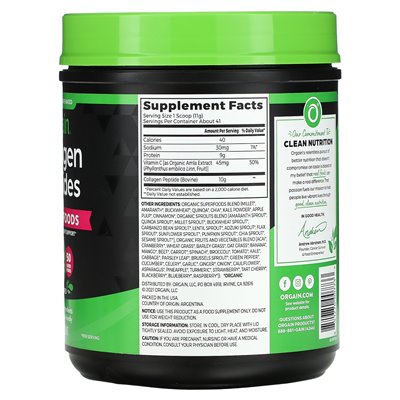 Orgain, peptydy kolagenowe oraz 50 nadmorzy, bezsfektowane, 1 funt (454 g) Orgain, peptydy kolagenowe oraz 50 nadmorzy, bezsfektowane, 1 funt (454 g)