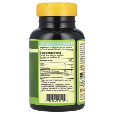 Nutrex Hawaii, Bioastin®, Hawaiian Astaxanthin, Spainastin ™, 120 wegańskich miękkich żeli