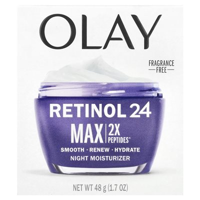 Olay, Retinol 24, Feuchtigkeitscreme für die Nacht, parfümfrei, 1,7 oz (48 g)