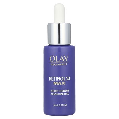 Olay, regenerist, retinol 24, night serum, fragrance free, 1.3 fl oz (40 ml)