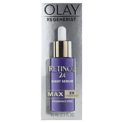 Olay, regenerysta, retinol 24, nocna surowica, bez zapachu, 1,3 fl oz (40 ml)