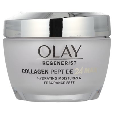 Olay, Regenerist, Collagen Peptide 24 Hydrating Moisturizer, Fragrance Free, 1.7 oz (48 g)