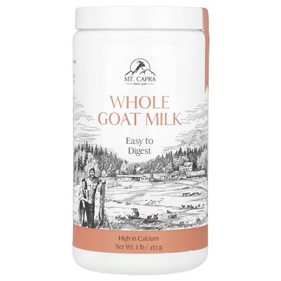 Mt. Capra, whole goat milk, 1 lb (453 g)