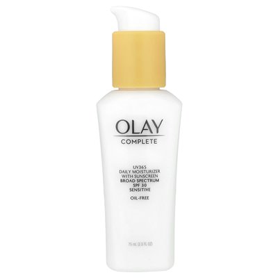 Olay, kompletny, UV365 Daily Cimimuryzer, SPF 30, wrażliwy, 2,5 fl oz (75 ml)